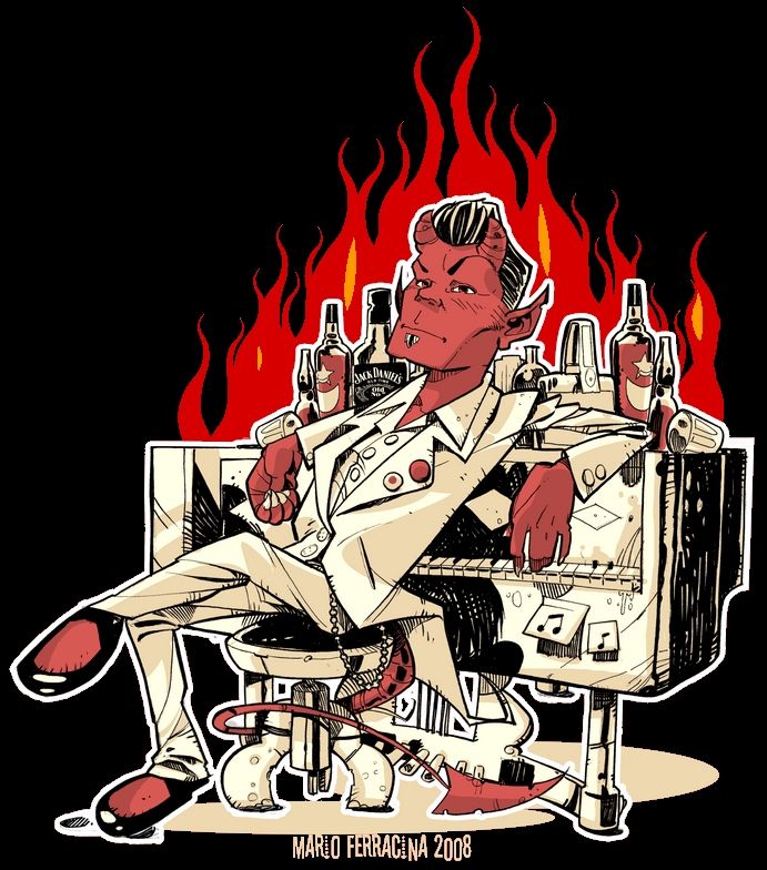 Perry Boogie illustration by Mario Ferracina